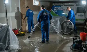 Emergency water damage restoration service in Little Rock, AR